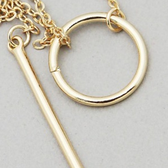 Bar Scarf Pendant Necklace - Picture 7 of 7